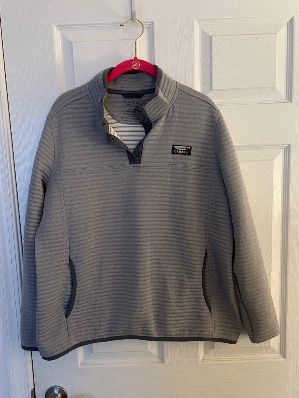 L.L. Bean Women's Airlight Grid Pullover Size XL Gray